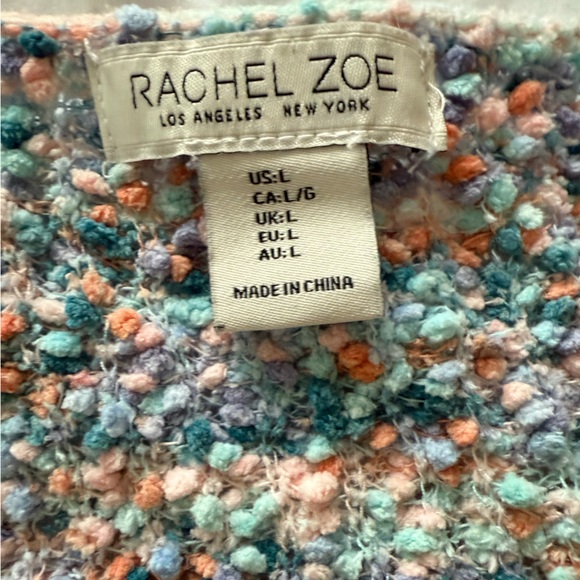 Rachel Zoe Multicolor V-Neck Sweater - Picture 9 of 9